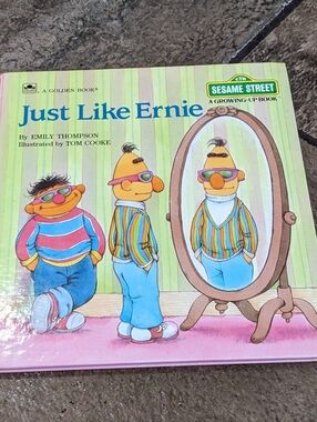 Just Like Ernie A Golden Book Sesame Street A Growing Up Series Vintage